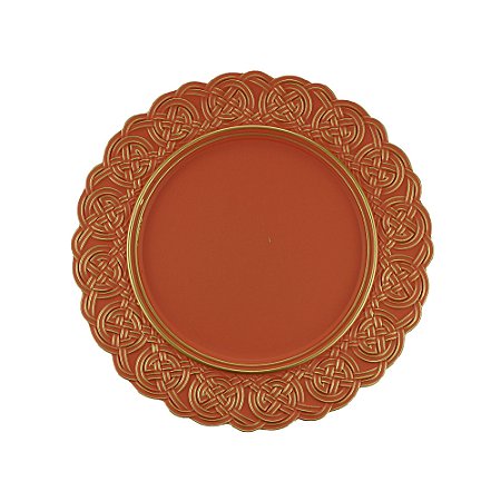 SOUSPLAT PLÁSTICO ROSÉ 33cm