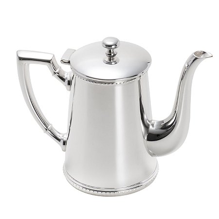 BULE DE PRATA P/CAFÉ C/CORDÃO PÉROLA 720ml