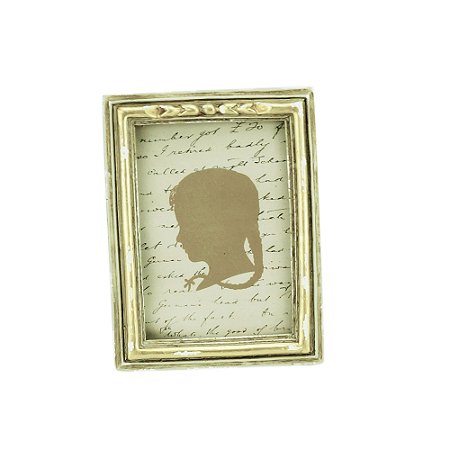 PORTA-RETRATO RESINA DOURADO 6x9cm