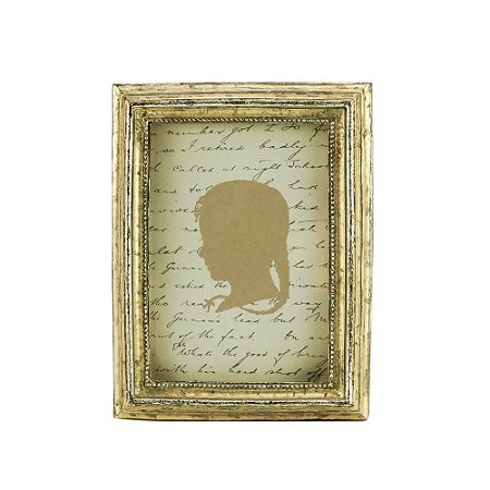 PORTA-RETRATO RESINA PRATEADO 6x9cm