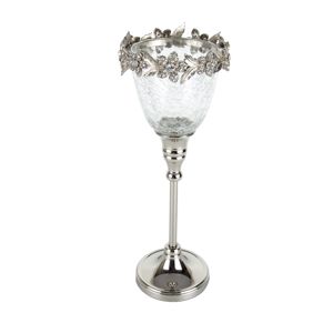 CASTIÇAL METAL 10x9x28cm