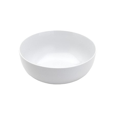 SALADEIRA DE MELAMINA BRANCA 29X13cm