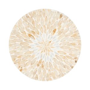 SOUSPLAT MADREPÉROLA BRANCO 33cm