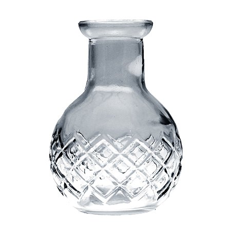 CJ 4 VASOS VIDRO CINZA 7x10cm