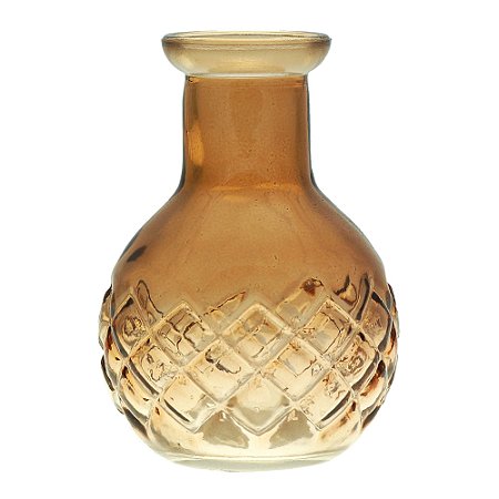 CJ 4 VASOS VIDRO ÂMBAR 7x10cm