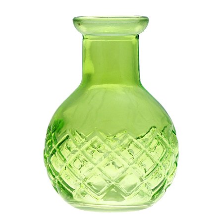 CJ 4 VASOS VIDRO VERDE 7x10cm