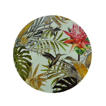 LUGAR AMERICANO PVC TROPICAL BRANCO 38cm