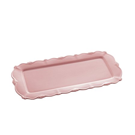 TRAVESSA PORCELANA FANCY ROSE 35x16x2cm
