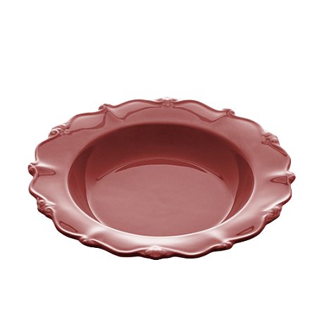 PRATO FUNDO PORCELANA FANCY ROSE 21x4cm