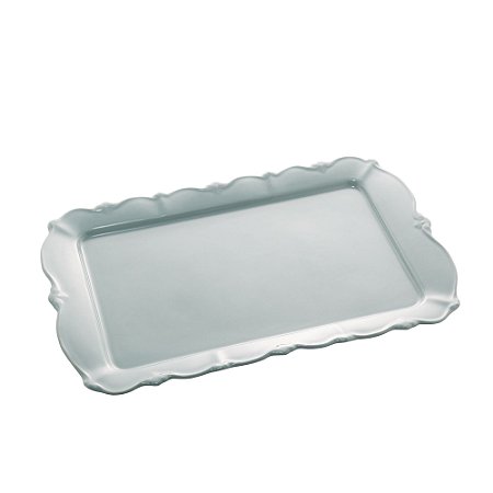 TRAVESSA PORCELANA FANCY MENTA 42x26x3cm