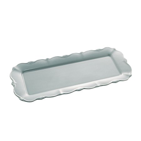 TRAVESSA PORCELANA FANCY MENTA 41x17x2cm