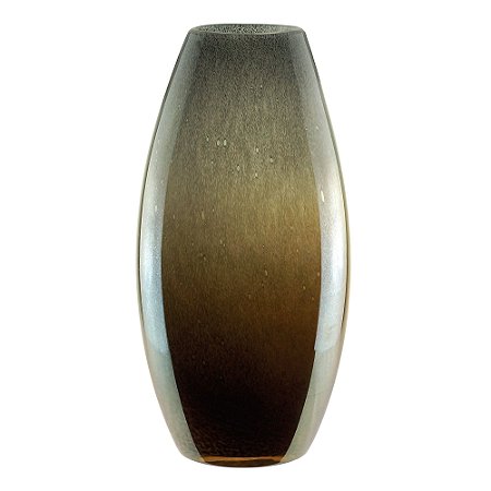 VASO VIDRO BRANCO 16x32cm