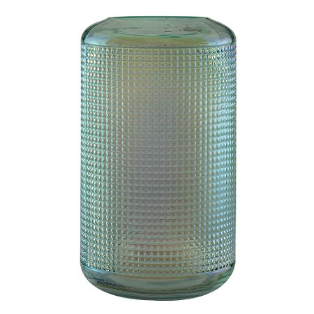 VASO VIDRO VERDE 15x27cm