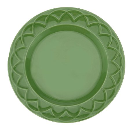 PRATO RASO PORCELANA IRIS OLIVA 27cm