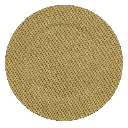 SOUSPLAT PLÁSTICO MESCLA BEGE 33cm