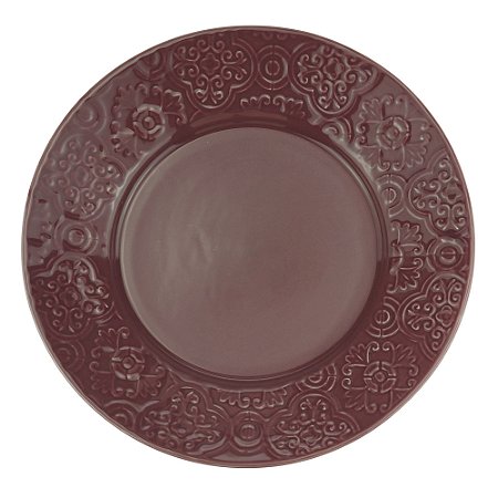 PRATO FUNDO PORCELANA TILES LILAC 22cm