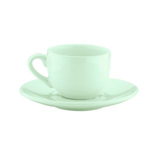 CJ 6 XÍCARAS PORCELANA P/CAFÉ C/PIRES ANTALIA SHELL 125ml
