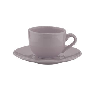 CJ 6 XÍCARAS PORCELANA P/CHÁ C/PIRES ALANYA PLUM 275ml