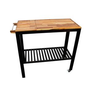 CARRINHO APOIO CHURRASCO BLACK 95x44x96cm