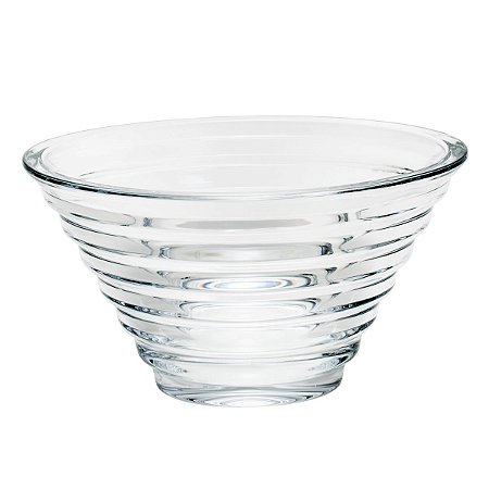 CENTRO DE MESA DE CRISTAL ECOLÓGICO CIRCLES 28X15cm