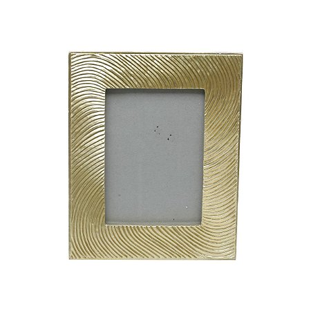PORTA-RETRATO POLIRESINA DOURADO 13x18cm