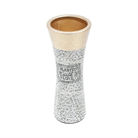 VASO DECORATIVO CERÂMICA 12x30cm