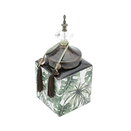 POTICHE DECORATIVO CERÂMICA 14x23cm