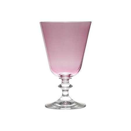 CJ 6 TAÇAS DE CRISTAL ECOLÓGICO P/VINHO BELLA AMETISTA 350ml