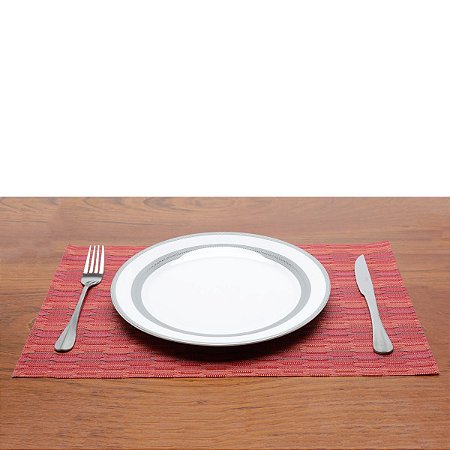 LUGAR AMERICANO PVC VERMELHO 45x30cm
