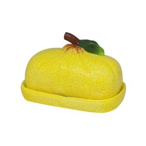 MANTEIGUEIRA CERÂMICA LEMONS 16x10,5x10cm