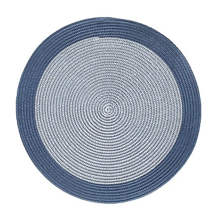 LUGAR AMERICANO POLIÉSTER AZUL/BRANCO 38cm