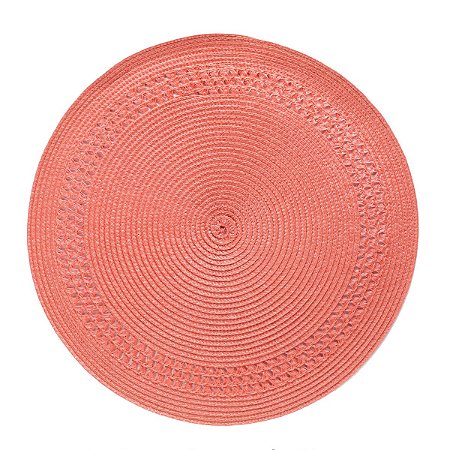 LUGAR AMERICANO POLIÉSTER ROSA 38cm