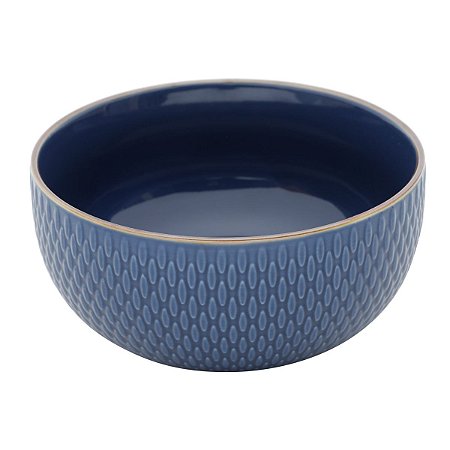 CJ 2 BOWLS DE PORCELANA AZUL 700ml