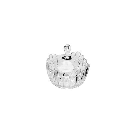 POTICHE DECORATIVO DE VIDRO 12x12cm