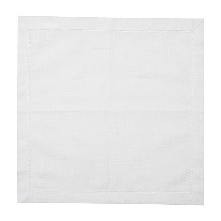 CJ 2 GUARDANAPOS PONTO AJOUR ALGODÃO LUXO BRANCO 40x40cm