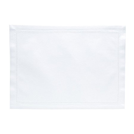 JOGO AMERICANO 2PC PONTO AJOUR ALGODÃO BRANCO 45x33cm