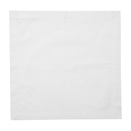 CJ 2 GUARDANAPOS PONTO AJOUR ALGODÃO BRANCO 40x40cm