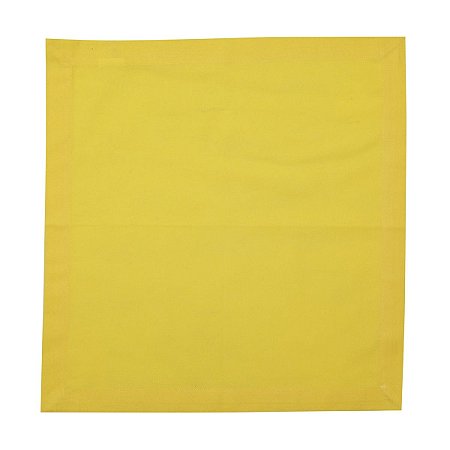 CJ 2 GUARDANAPOS ALGODÃO AMARELO 40x40cm