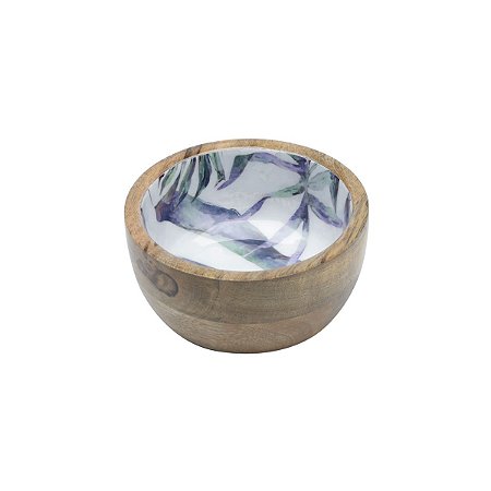 BOWL DE MADEIRA FLOWER 15X7cm