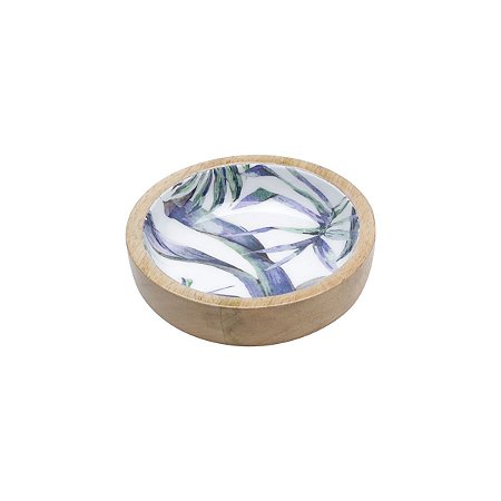 BOWL DE MADEIRA FLOWER 12,5X3,5cm