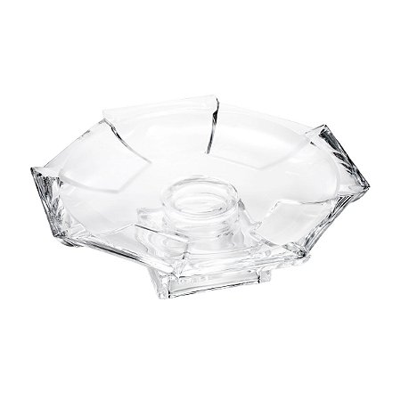 PRATO DE CRISTAL P/BOLO C/PÉ STAGE 30X9,5cm