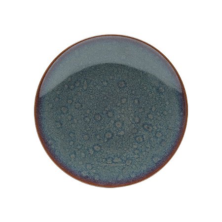 CJ 6 PRATOS DE PORCELANA P/SOBREMESA REACTIVE GLAZE