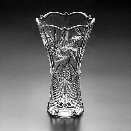 VASO DE CRISTAL ECOLÓGICO ACINTURADO PINWHEEL 30cm