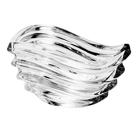 CENTRO DE MESA DE CRISTAL ECOLÓGICO WAVE 16,5X12X9,5cm