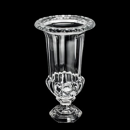 VASO DE CRISTAL C/PÉ SUSSEX 21X37,5cm