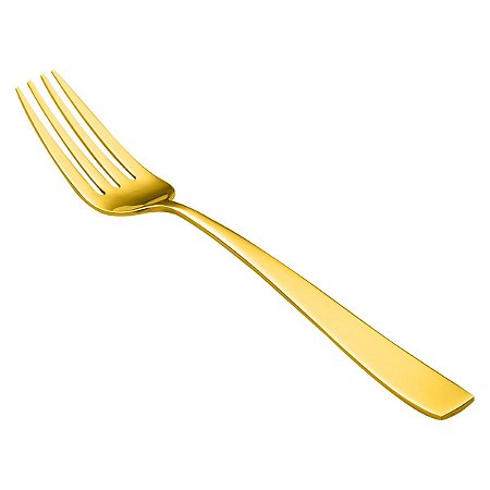 (DZ) GARFO P/SOBREMESA PVD DOURADO PISA