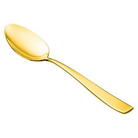 (DZ) COLHER P/MESA PVD DOURADO PISA
