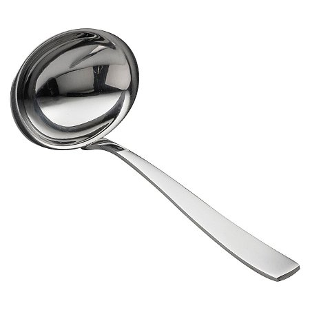 (UN) CONCHA P/MOLHO AÇO INOX PISA
