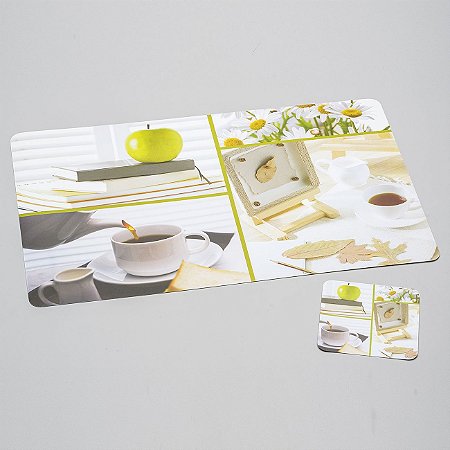 CJ. DE JG. AMERICANO C/ PORTA COPO P/ 4 PESSOAS SWEET HOME