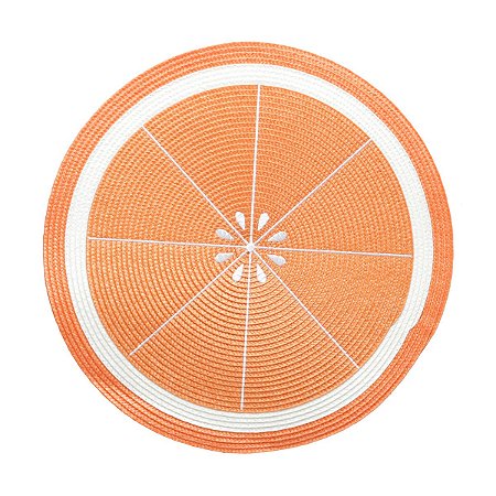 LUGAR AMERICANO DE POLIÉSTER LARANJA 38cm